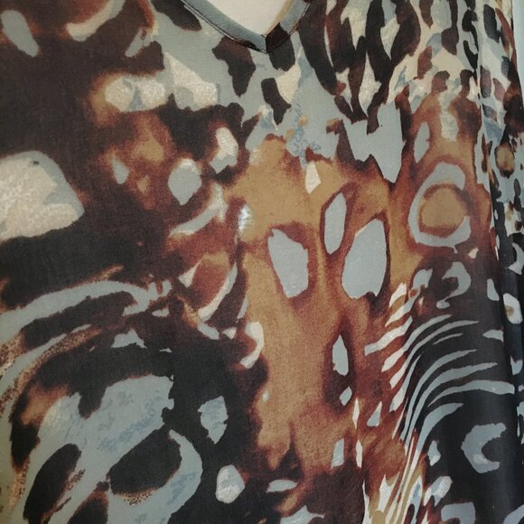 Soyaconcept Animal Print Two Layer Tank Top - Picture 7 of 15